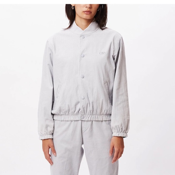 NWT Obey reversible varsity jacket! - Picture 2 of 12